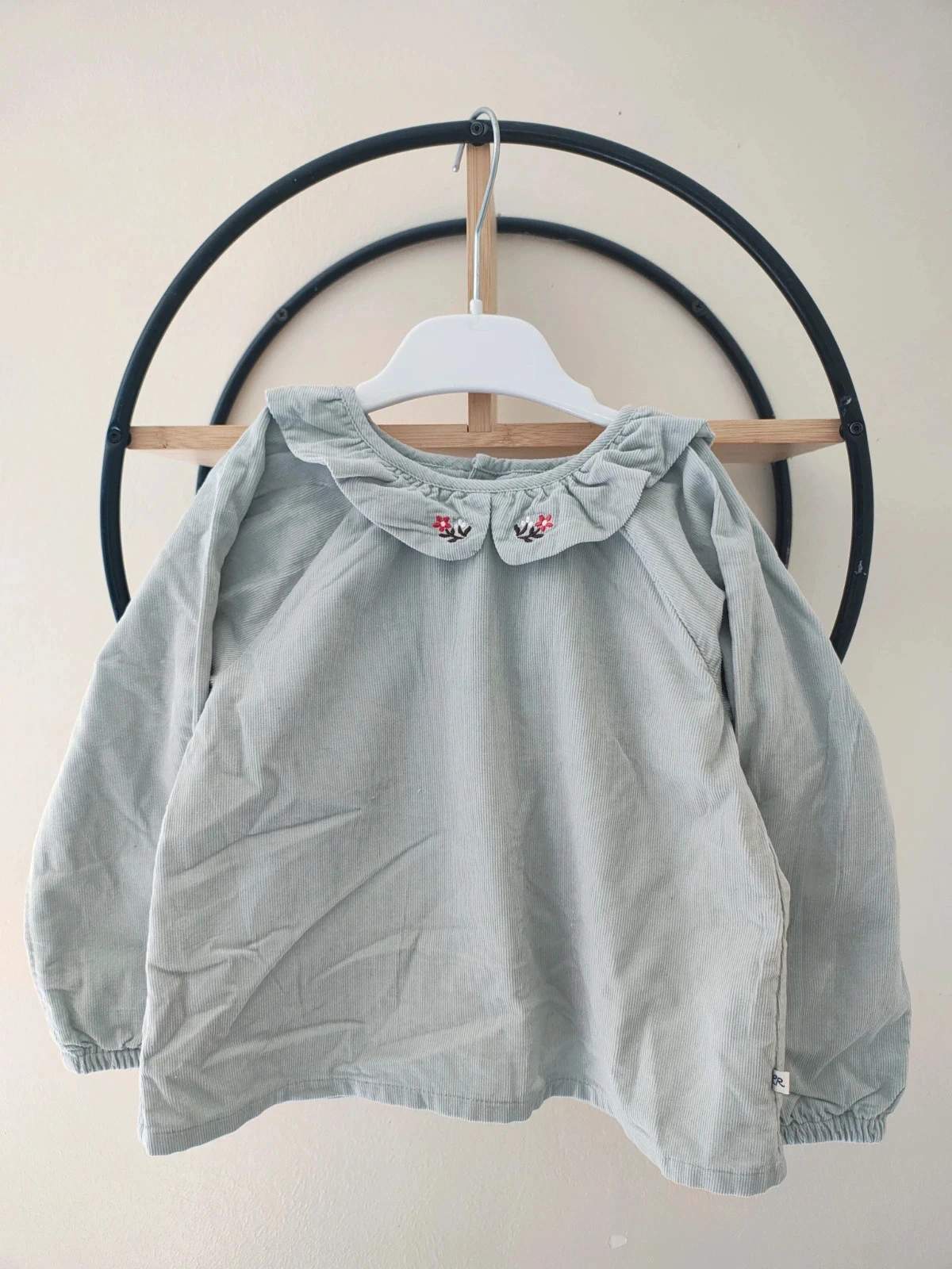 4 ans blouse 2 col côtelé cadet Rousselle